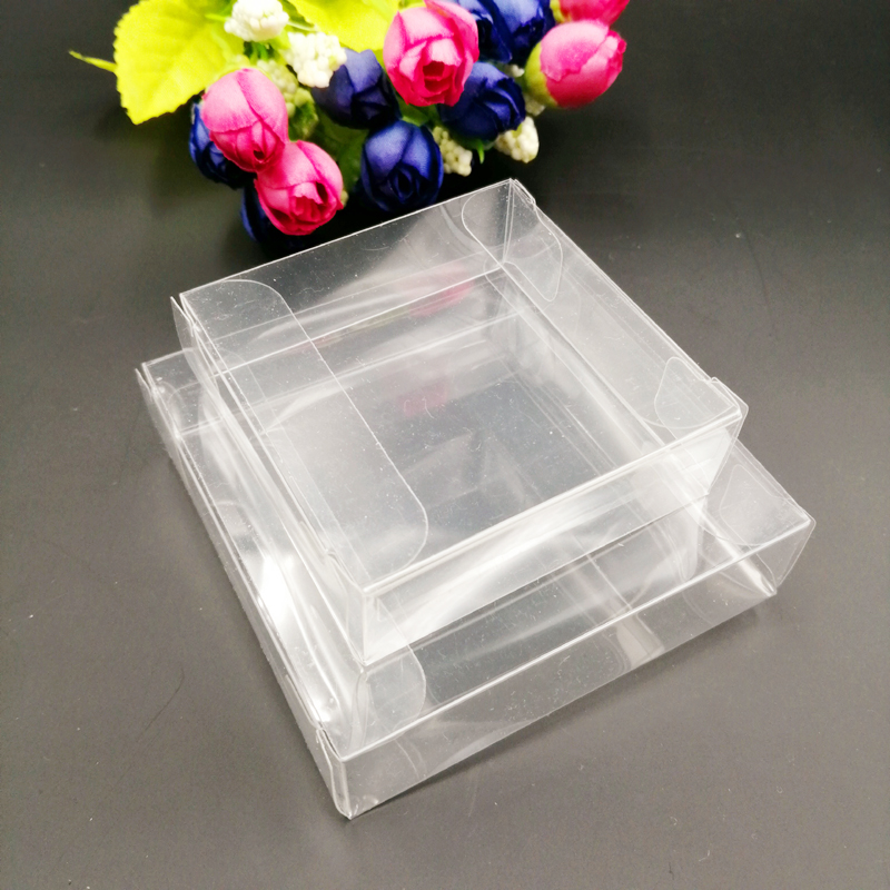 Wedding Favor Box - 50pcs ABB Clear Transparent PVC Plastic