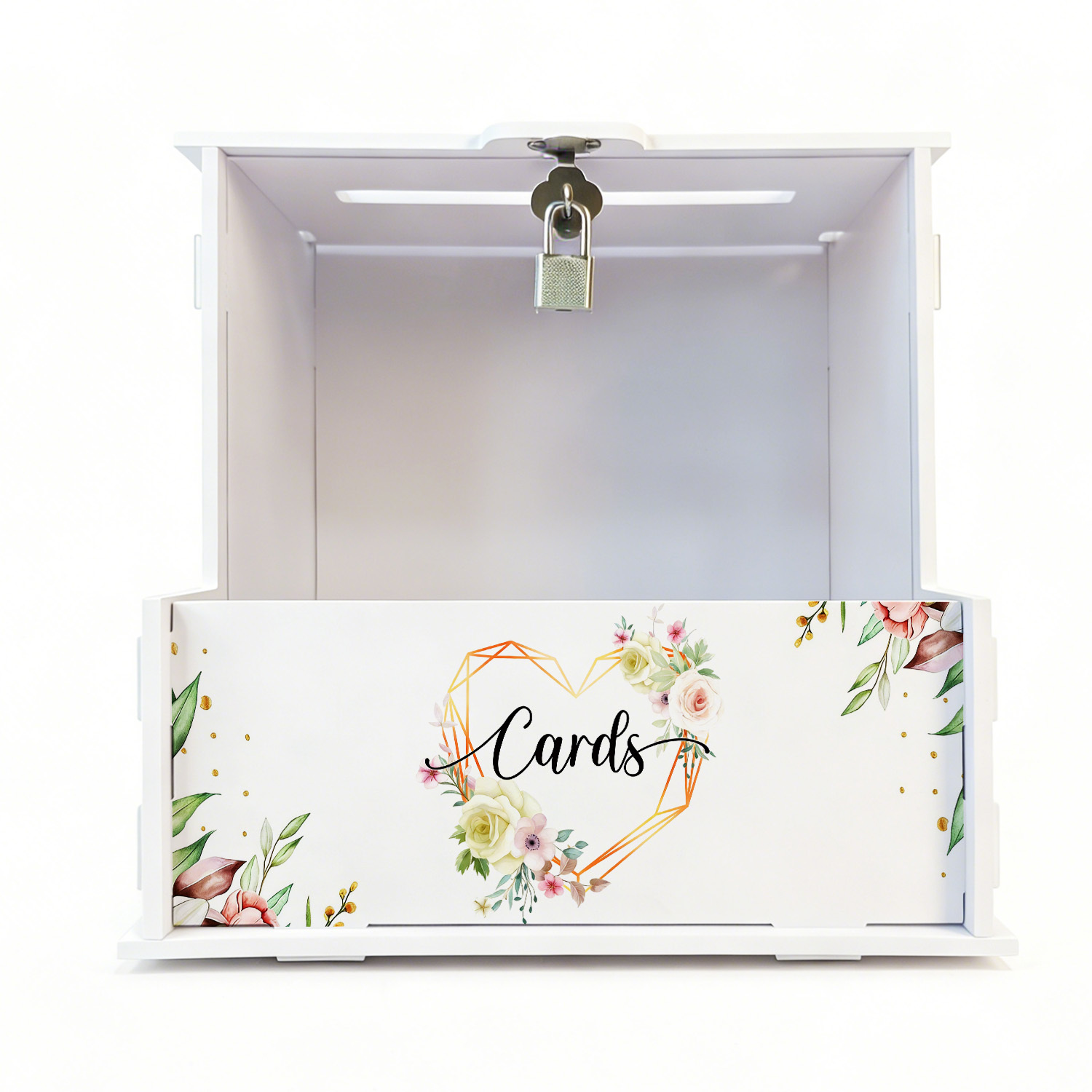 Wedding Favor Box - White PVC Wedding Card Boxes with