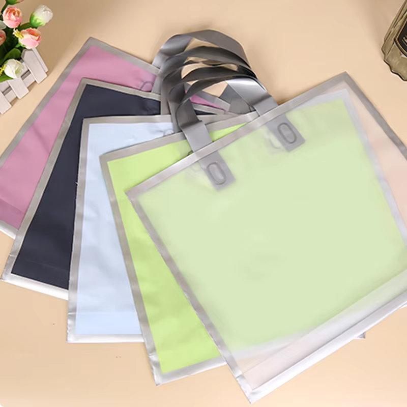 50Pcs Frosted hand shopping ba - Wedding Party Supply Store review and price