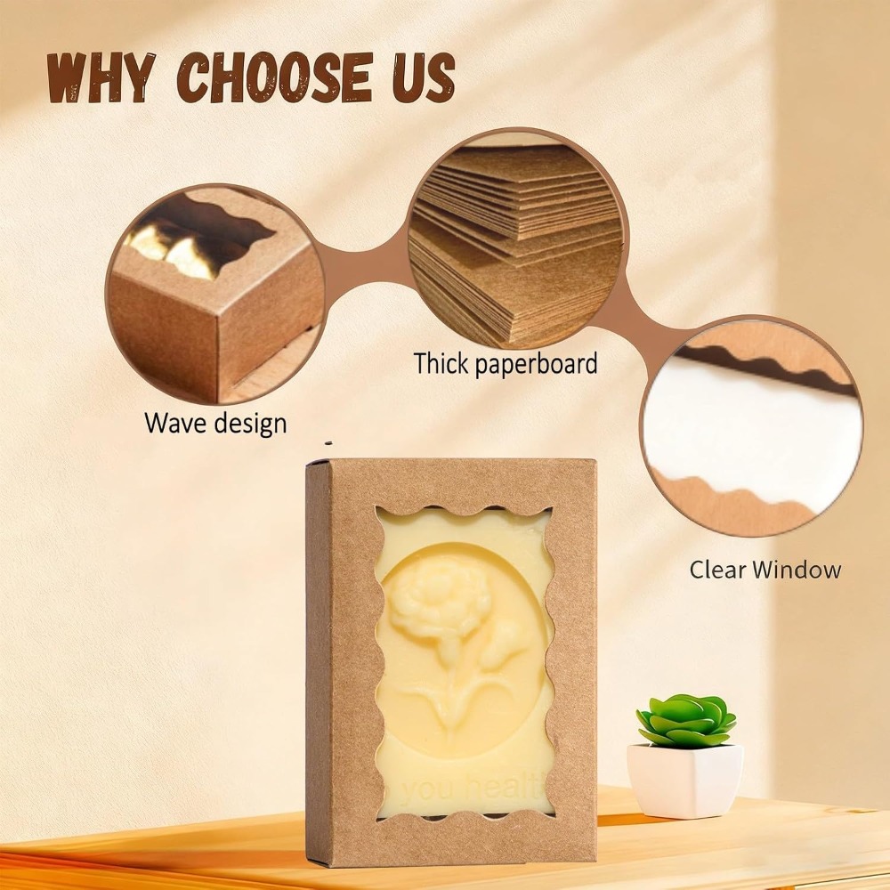 Kraft Brown Soap Gift Box with - Wedding Favor Box review and price